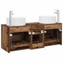 vidaXL Fürdőszoba bútor szett 3 db Antik Fa 49,5 x 44,5 x 65,5 cm