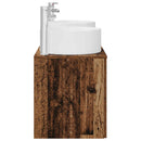 vidaXL Fürdőszoba bútor szett 3 db Antik Fa 49,5 x 44,5 x 65,5 cm