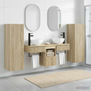 vidaXL Fürdőszoba bútor szett 5 db Sonoma Tölgy 33 x 34,5 x 100 cm