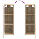 vidaXL Fürdőszoba bútor szett 5 db Kézműves Tölgy 33 x 34,5 x 100 cm