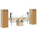 vidaXL Fürdőszoba bútor szett 5 db Sonoma Tölgy 33 x 34,5 x 100 cm