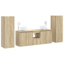 vidaXL Fürdőszoba bútor szett 5 db Sonoma Tölgy 33 x 34,5 x 100 cm