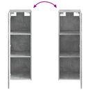 vidaXL Fürdőszoba bútor szett 5 db Betonszürke 33 x 34,5 x 100 cm