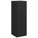 vidaXL Fürdőszoba bútor szett 5 db Fekete 33 x 34,5 x 100 cm