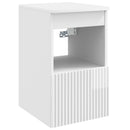 vidaXL Fürdőszoba bútor szett 5 db Magasfényű Fehér 33 x 34,5 x 100 cm