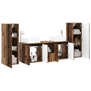 vidaXL Fürdőszoba bútor szett 5 db Antik Fa 33 x 34,5 x 100 cm