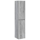 vidaXL Fürdőszoba bútor szett 5 db Szürke Sonoma 33 x 34,5 x 160 cm