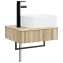 vidaXL Fürdőszoba bútor szett 5 db Sonoma Tölgy 33 x 34,5 x 160 cm