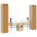 vidaXL Fürdőszoba bútor szett 5 db Sonoma Tölgy 33 x 34,5 x 160 cm