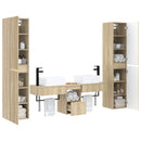 vidaXL Fürdőszoba bútor szett 5 db Sonoma Tölgy 33 x 34,5 x 160 cm