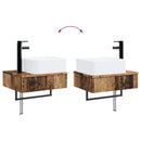vidaXL Fürdőszoba bútor szett 5 db Antik Fa 33 x 34,5 x 160 cm