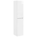 vidaXL Fürdőszoba bútor szett 5 db Magasfényű Fehér 33 x 34,5 x 160 cm