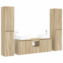 vidaXL Fürdőszoba bútor szett 5 db Sonoma Tölgy 33 x 34,5 x 160 cm