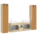vidaXL Fürdőszoba bútor szett 5 db Sonoma Tölgy 33 x 34,5 x 160 cm