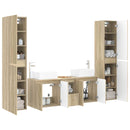 vidaXL Fürdőszoba bútor szett 5 db Sonoma Tölgy 33 x 34,5 x 160 cm
