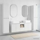 vidaXL Fürdőszoba bútor szett 5 db Magasfényű Fehér 33 x 34,5 x 160 cm