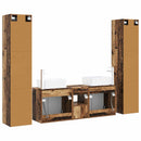 vidaXL Fürdőszoba bútor szett 5 db Antik Fa 33 x 34,5 x 160 cm
