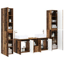 vidaXL Fürdőszoba bútor szett 5 db Antik Fa 33 x 34,5 x 160 cm
