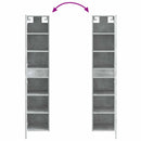 vidaXL Fürdőszoba bútor szett 3 db Betonszürke 33 x 34,5 x 160 cm