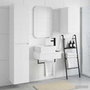 vidaXL Fürdőszoba bútor szett 3 db Magasfényű Fehér 33 x 34,5 x 160 cm