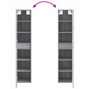 vidaXL Fürdőszoba bútor szett 3 db Szürke Sonoma 33 x 34,5 x 160 cm