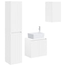 vidaXL Fürdőszoba bútor szett 3 db Fehér 33 x 34,5 x 160 cm Szerelt Fa