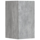 vidaXL Fürdőszoba bútor szett 3 db Betonszürke 33 x 34,5 x 160 cm