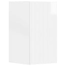 vidaXL Fürdőszoba bútor szett 3 db Magasfényű Fehér 33 x 34,5 x 160 cm