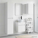 vidaXL Fürdőszoba bútor szett 3 db Fehér 33 x 34,5 x 160 cm Szerelt Fa