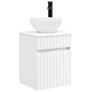 vidaXL Fürdőszoba bútor szett 3 db Fehér 33 x 34,5 x 160 cm Szerelt Fa