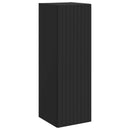 vidaXL Fürdőszoba bútor szett 3 db Fekete 33 x 34,5 x 160 cm