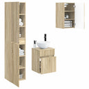 vidaXL Fürdőszoba bútor szett 3 db Sonoma Tölgy 33 x 34,5 x 160 cm