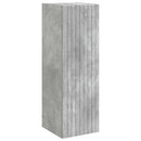vidaXL Fürdőszoba bútor szett 3 db Betonszürke 33 x 34,5 x 160 cm