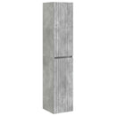 vidaXL Fürdőszoba bútor szett 3 db Betonszürke 33 x 34,5 x 160 cm