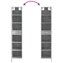 vidaXL Fürdőszoba bútor szett 3 db Betonszürke 33 x 34,5 x 160 cm