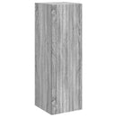 vidaXL Fürdőszoba bútor szett 3 db Szürke Sonoma 33 x 34,5 x 160 cm