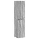 vidaXL Fürdőszoba bútor szett 3 db Szürke Sonoma 33 x 34,5 x 160 cm