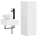 vidaXL Fürdőszoba bútor szett 2 db Fehér 33 x 34,5 x 100 cm Szerelt Fa