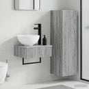 vidaXL Fürdőszoba bútor szett 2 db Szürke Sonoma 33 x 34,5 x 100 cm