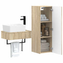 vidaXL Fürdőszoba bútor szett 2 db Sonoma Tölgy 33 x 34,5 x 100 cm