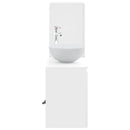 vidaXL Fürdőszoba bútor szett 2 db Fehér 33 x 34,5 x 100 cm Szerelt Fa