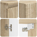 vidaXL Fürdőszoba bútor szett 2 db Sonoma Tölgy 33 x 34,5 x 100 cm