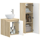 vidaXL Fürdőszoba bútor szett 2 db Sonoma Tölgy 33 x 34,5 x 100 cm