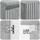 vidaXL Fürdőszoba bútor szett 2 db Betonszürke 33 x 34,5 x 100 cm