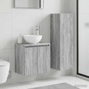 vidaXL Fürdőszoba bútor szett 2 db Szürke Sonoma 33 x 34,5 x 100 cm