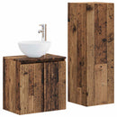 vidaXL Fürdőszoba bútor szett 2 db Antik Fa 33 x 34,5 x 100 cm