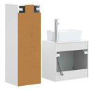vidaXL Fürdőszoba bútor szett 2 db Fehér 33 x 34,5 x 100 cm Szerelt Fa