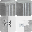 vidaXL Fürdőszoba bútor szett 2 db Betonszürke 33 x 34,5 x 100 cm