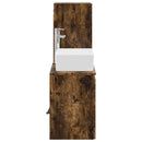 vidaXL Fürdőszoba bútor szett 2 db Füstös Tölgy 33 x 34,5 x 100 cm