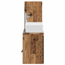 vidaXL Fürdőszoba bútor szett 2 db Antik Fa 33 x 34,5 x 100 cm